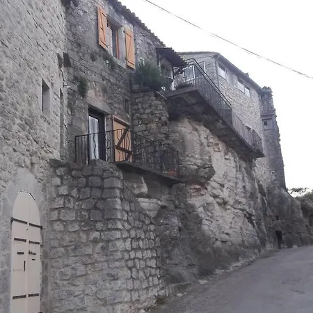 Maison Pierre Et Voute Au Coeur Du Village Balazuc Buitenkant foto