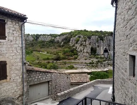 Maison Pierre Et Voute Au Coeur Du Village Balazuc Buitenkant foto